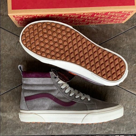 VANS SK-8-HI MTE FROST GRAY/PRUNE WMNS - Picture 3 of 16